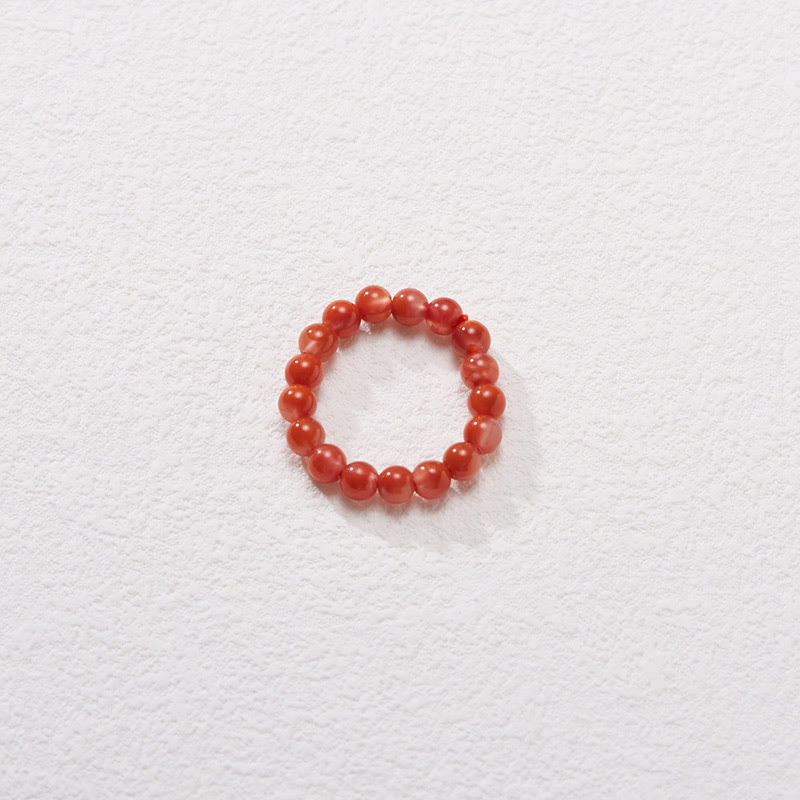 Parure de bijoux Confidence en agate rouge et turquoise | Argent sterling et or