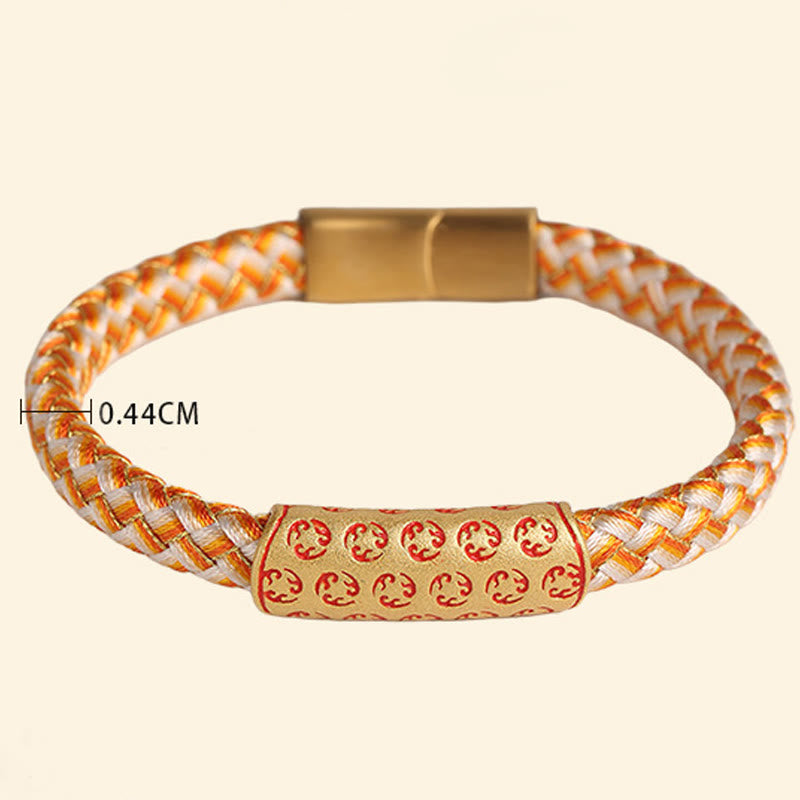 Bracelet porte-bonheur en fil rouge de 16 cm avec boucle en forme de nœud en diamant