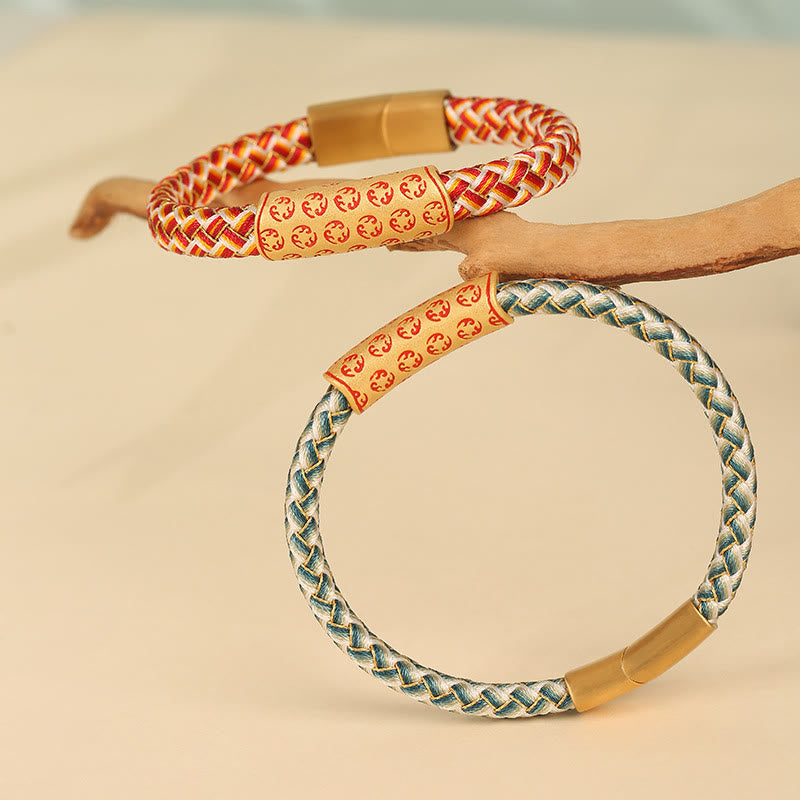 Bracelet porte-bonheur en fil rouge de 16 cm avec boucle en forme de nœud en diamant
