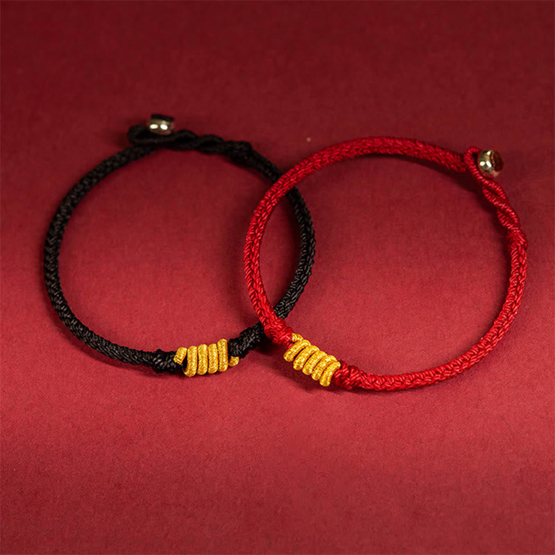 Bracelet de protection en fil rouge avec nœud King Kong pour la chance
