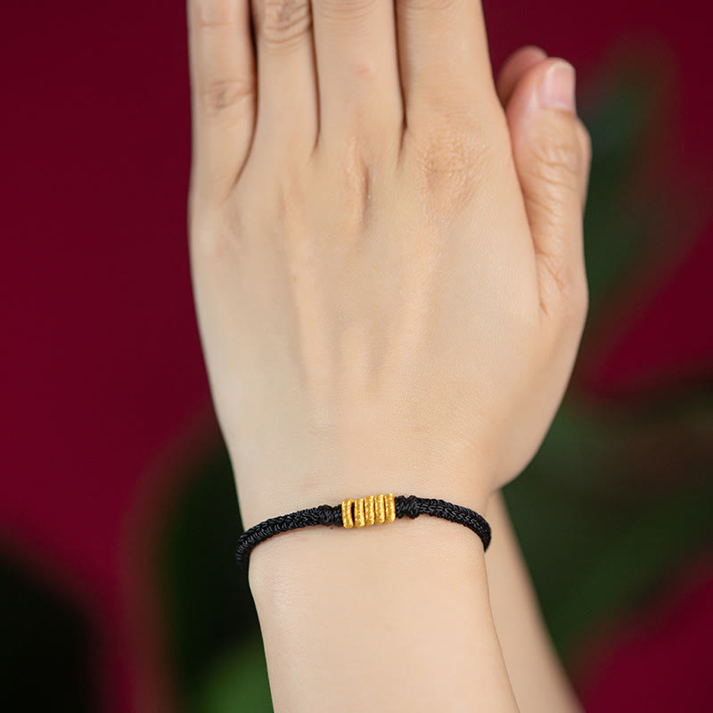 Bracelet de protection en fil rouge avec nœud King Kong pour la chance