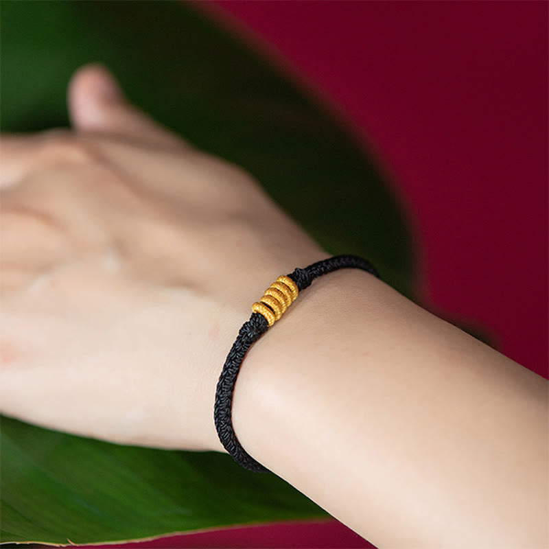 Bracelet de protection en fil rouge avec nœud King Kong pour la chance