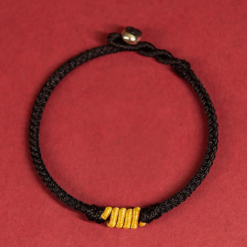 Bracelet de protection en fil rouge avec nœud King Kong pour la chance
