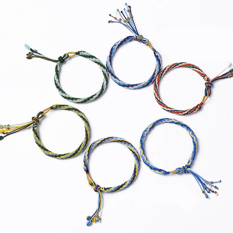 Bracelet de protection porte-bonheur en jade blanc avec nœud de réincarnation
