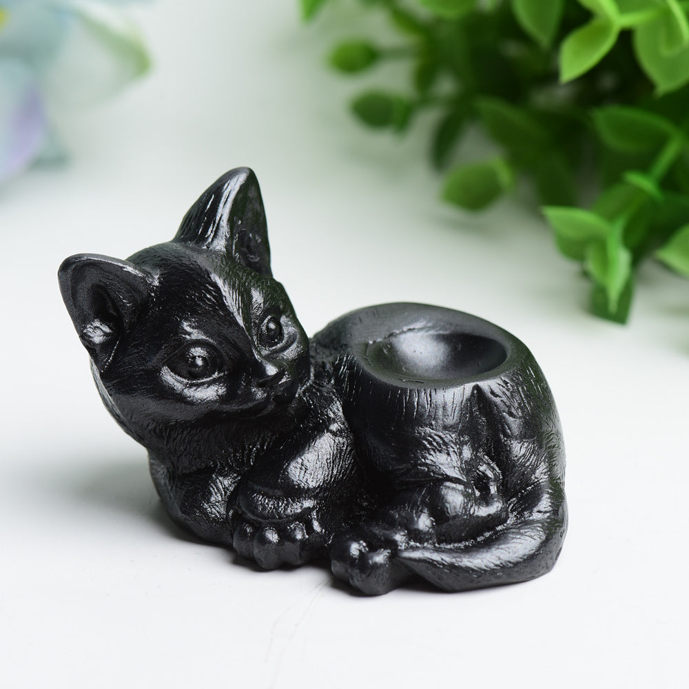 Présentoir à sphères en résine et cristal de 2,6 à 3 pouces