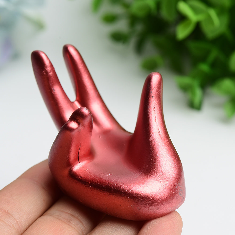 Présentoir à sphères en résine et cristal de 2,6 à 3 pouces