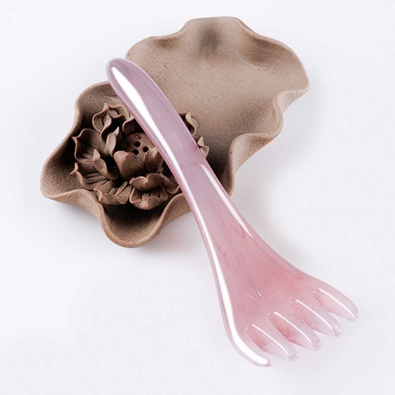 Peigne de massage Gua Sha en résine pour l'élasticité et la cicatrisation de la peau