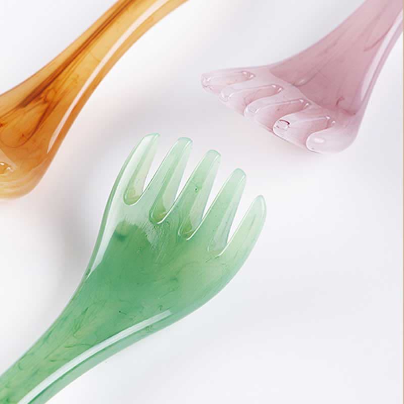 Peigne de massage Gua Sha en résine pour l'élasticité et la cicatrisation de la peau