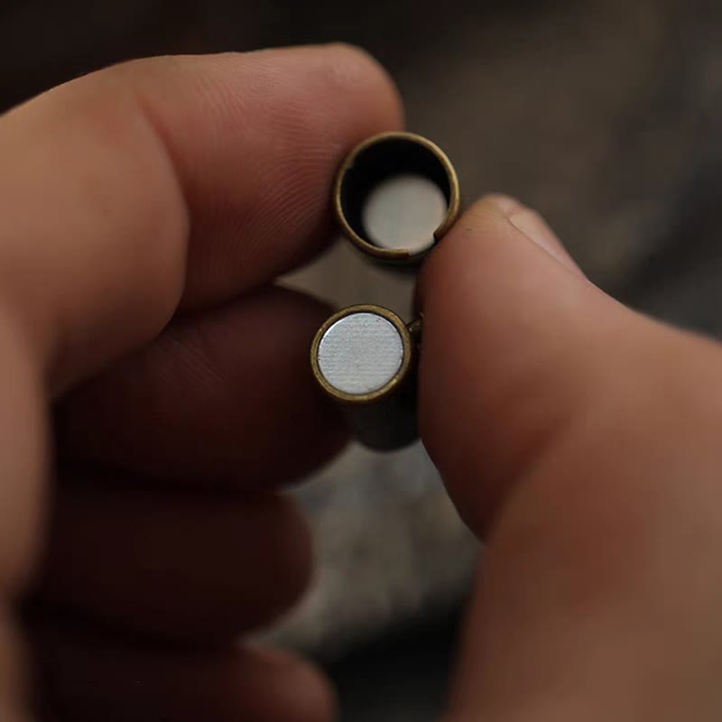 Bracelet spirituel rétro en cuir et cuivre pour la chance et la guérison
