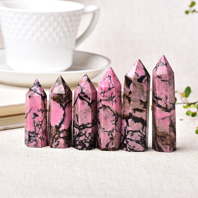 Tour de rhodonite pour la guérison et le bien-être du cœur