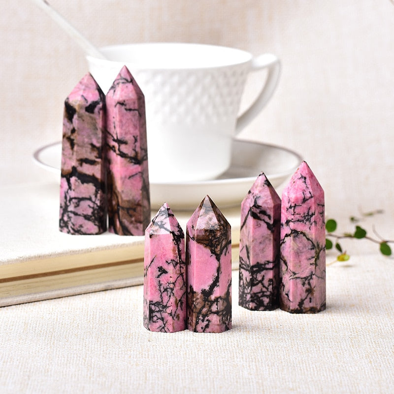 Tour de rhodonite pour la guérison et le bien-être du cœur