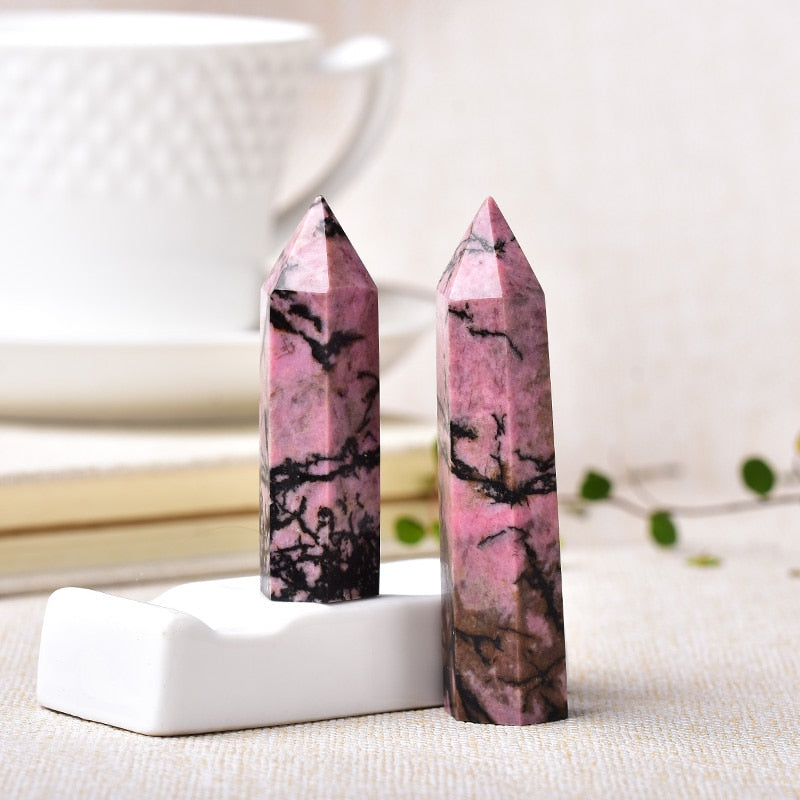 Tour de rhodonite pour la guérison et le bien-être du cœur