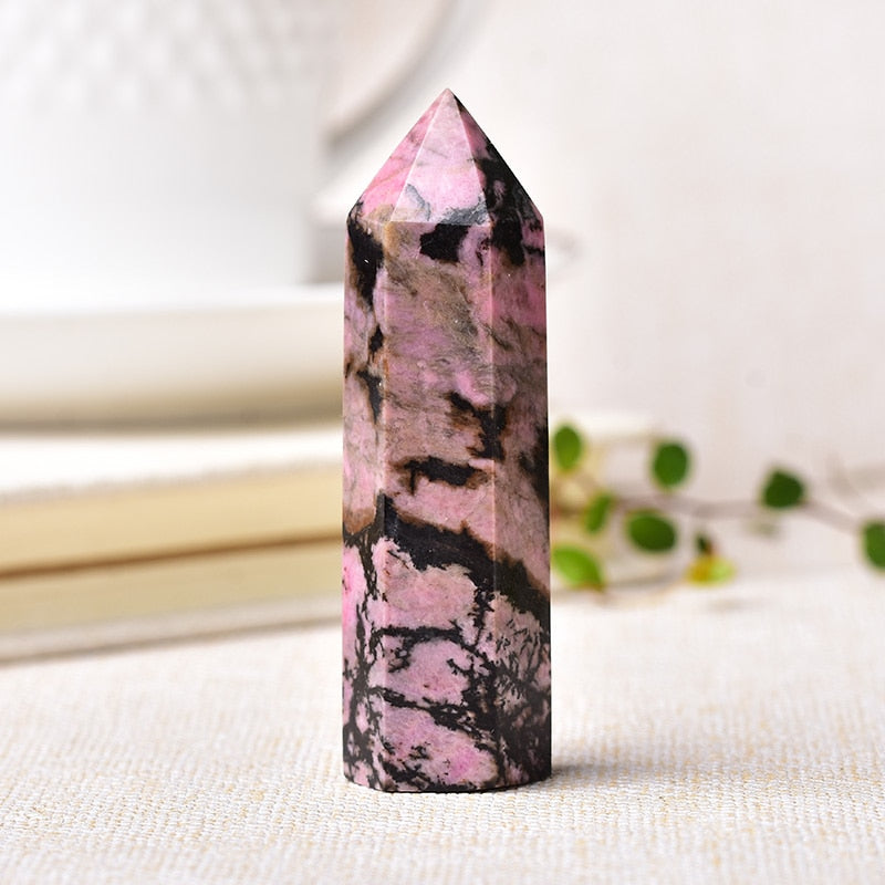 Tour de rhodonite pour la guérison et le bien-être du cœur