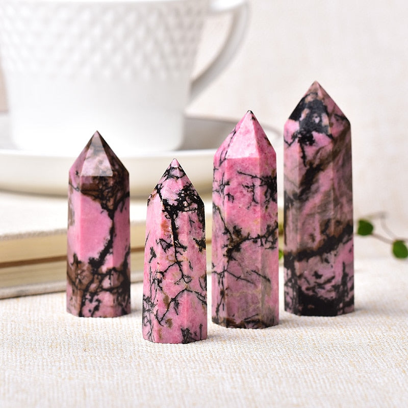 Tour de rhodonite pour la guérison et le bien-être du cœur
