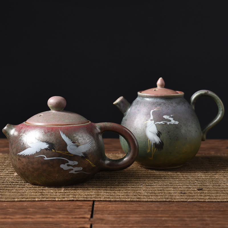 Théière Gongfu ronde en céramique 240 ml pour thé Gongfu