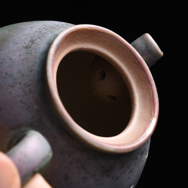 Théière Gongfu ronde en céramique 240 ml pour thé Gongfu