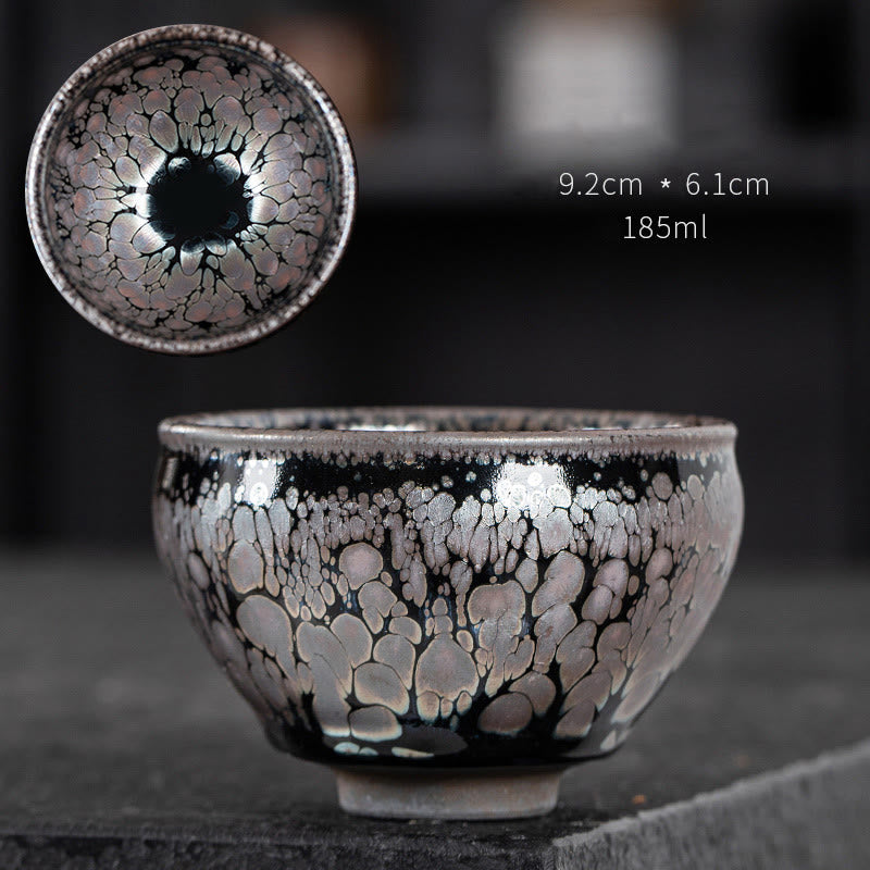 Tasse à thé en céramique Sakura Jianzhan 140 ml Motif fleurs de cerisier