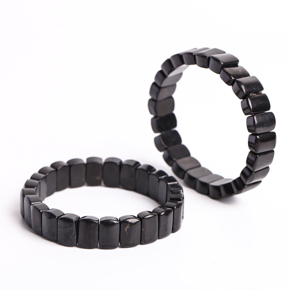 Schungite Spiritual Protection Bracelet for Healing Energy