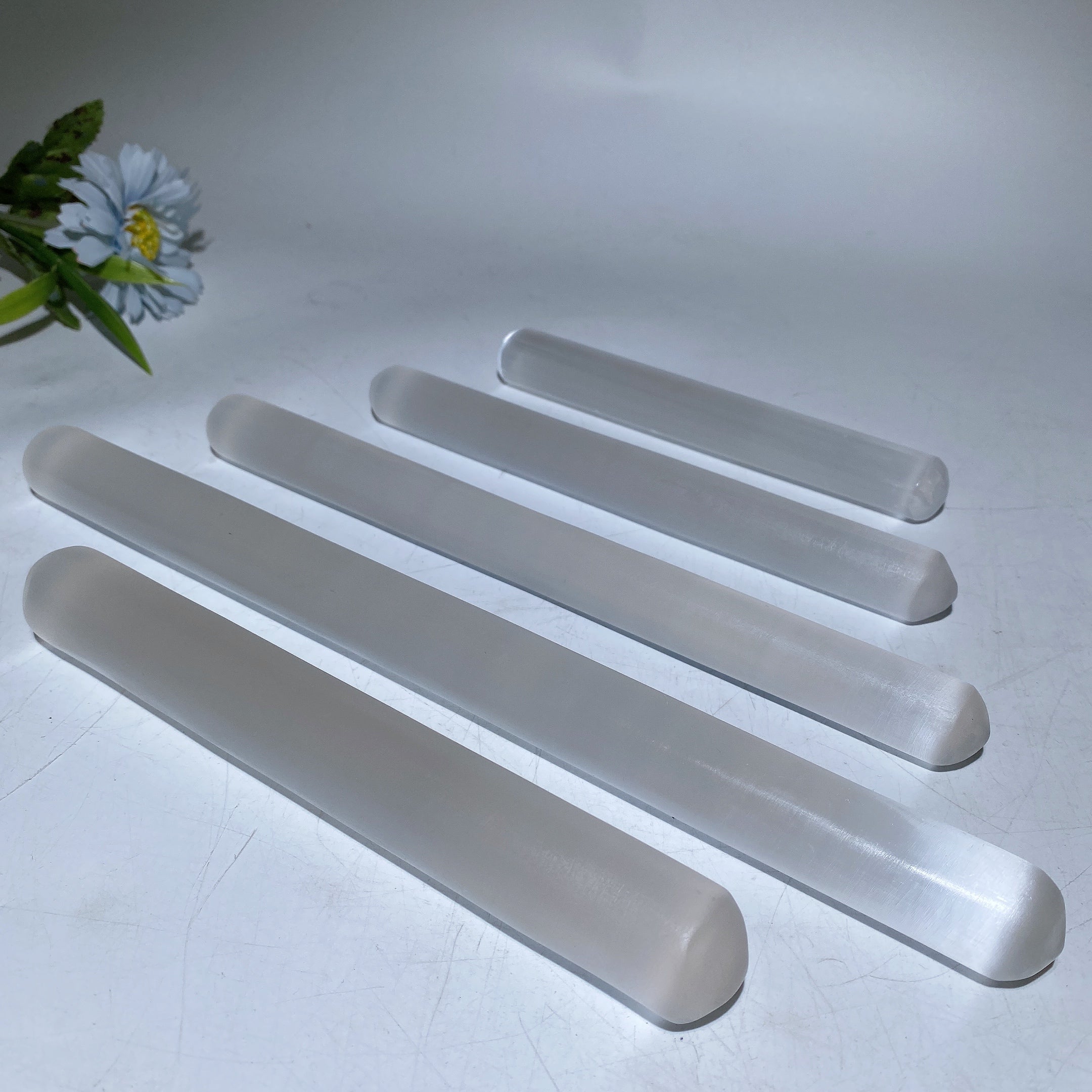 Selenite Crystal Wand 16-30cm for Healing & Meditation