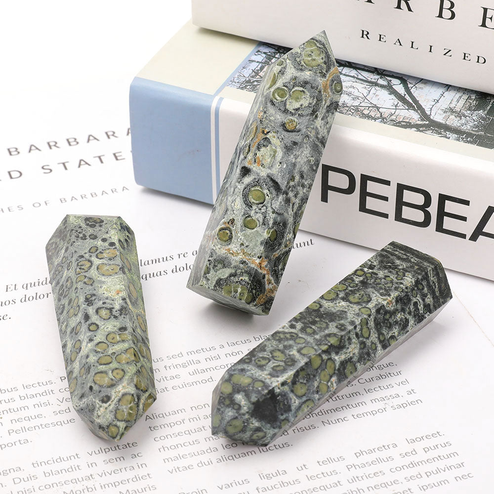 Set of 3 Polished Kambaba Crystal Points 3-3.5 inch Healing