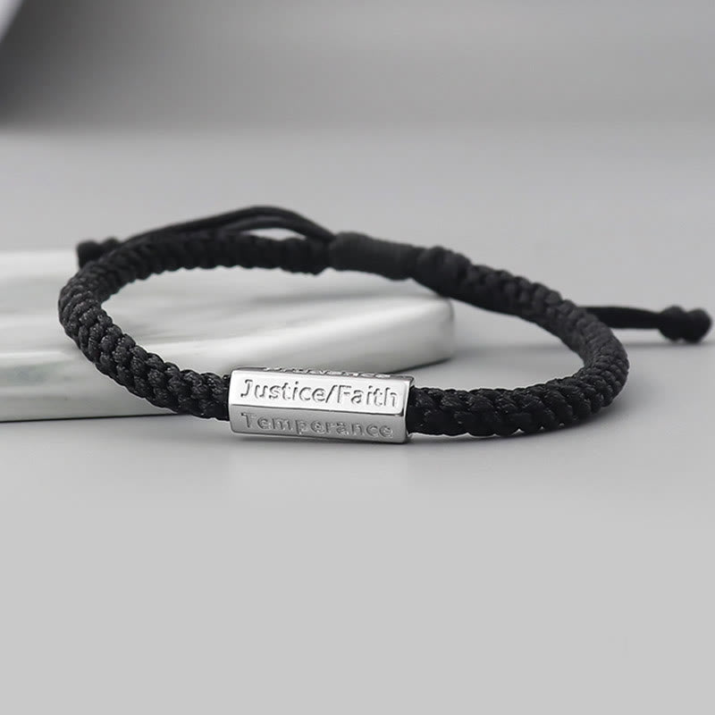 Bracelet spirituel des sept vertus et des péchés capitaux