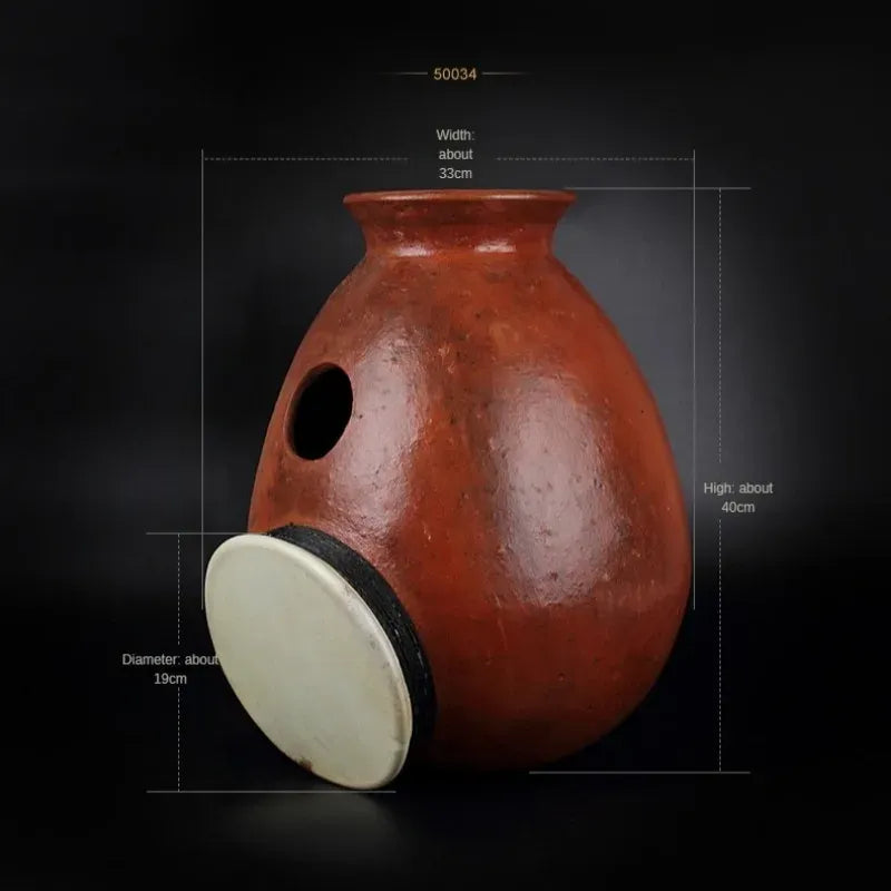 Tambour Udu en peau de mouton pour la méditation et la pratique du son