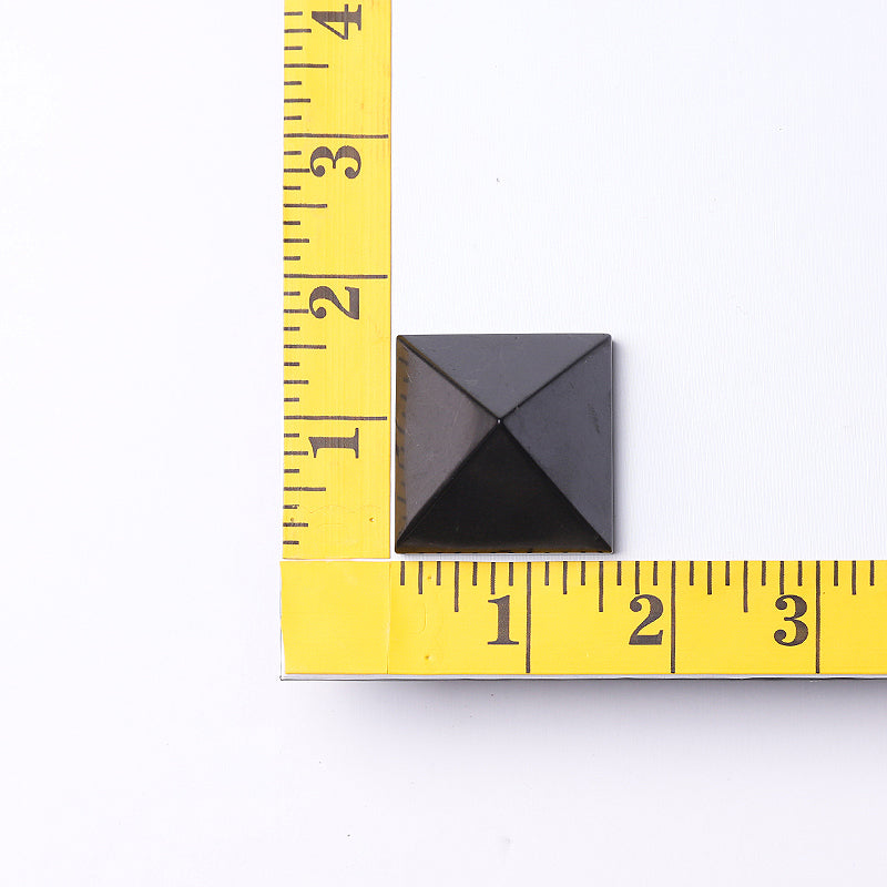 Shungite Crystal Pyramid Carvings 1.5-2 inch Healing Tool