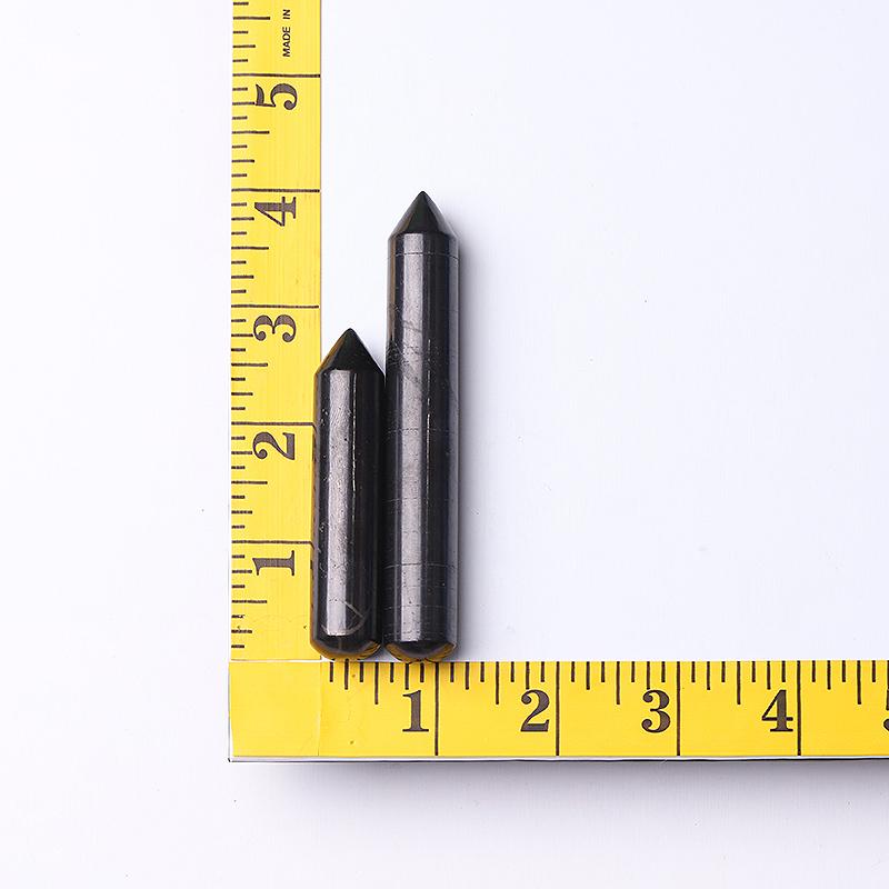 Baguette de cristal de shungite pour l'équilibre et la méditation