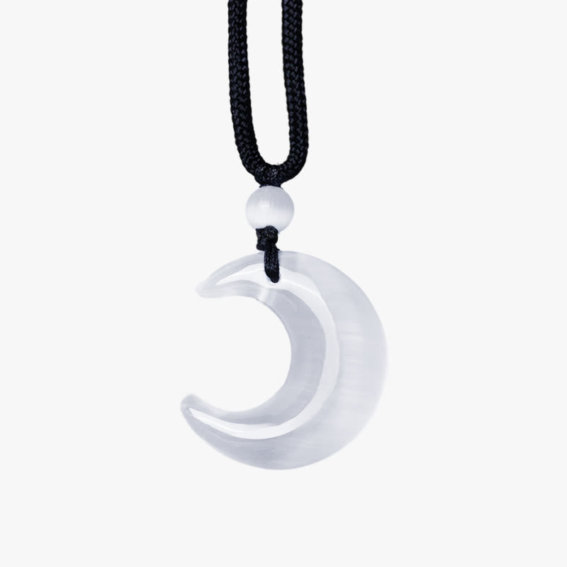 Collier pendentif Yin Yang en obsidienne argentée brillante pour couples
