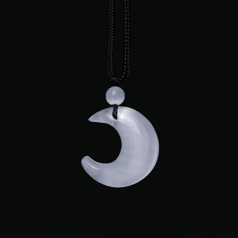 Collier pendentif Yin Yang en obsidienne argentée brillante pour couples