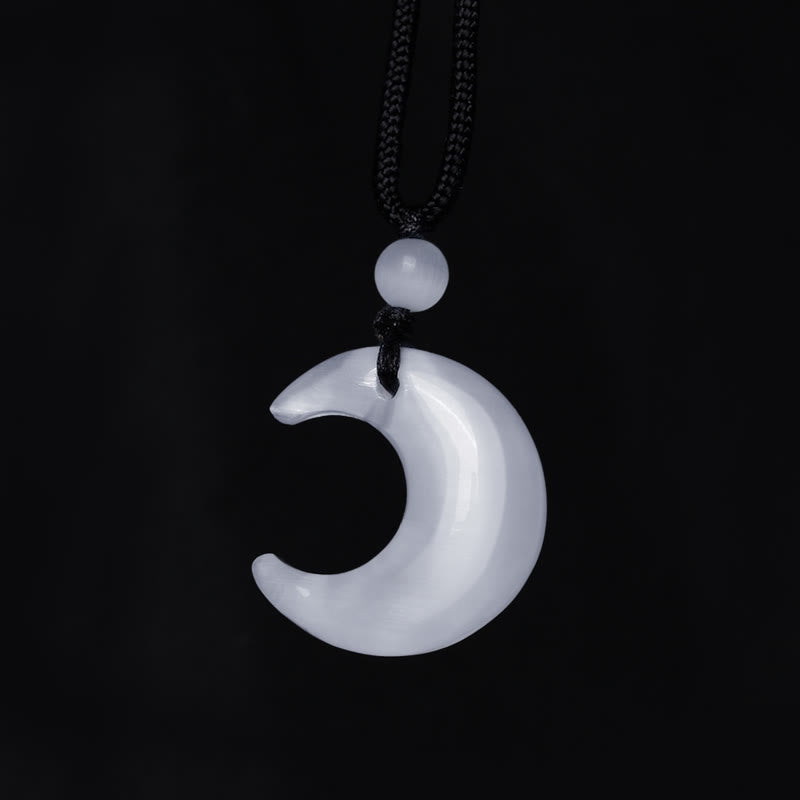 Collier pendentif Yin Yang en obsidienne argentée brillante pour couples