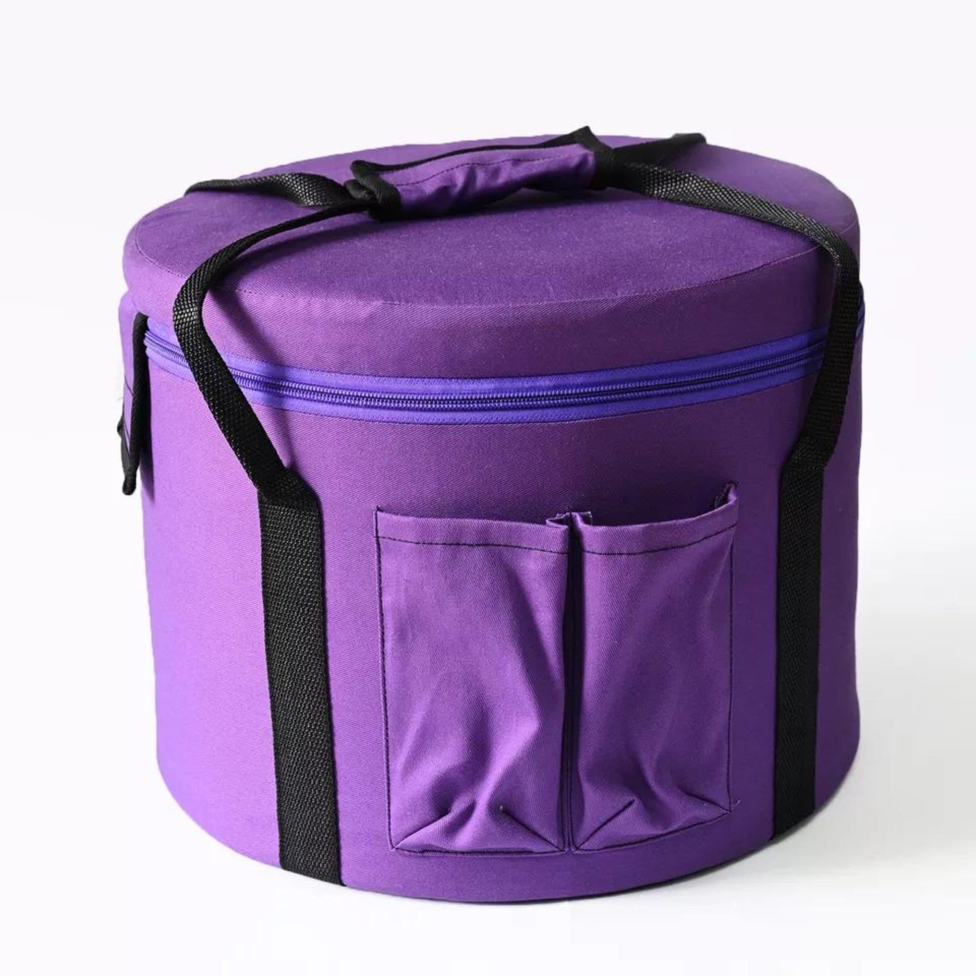 Sac de transport pour bol chantant en cristal Argent, gris, violet Sac de protection anti-collision