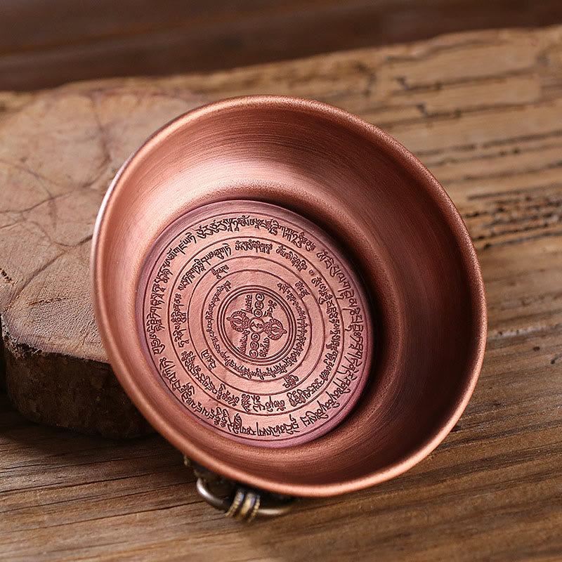 Petit autel de prière en cuivre pour les rituels de l'espace sacré