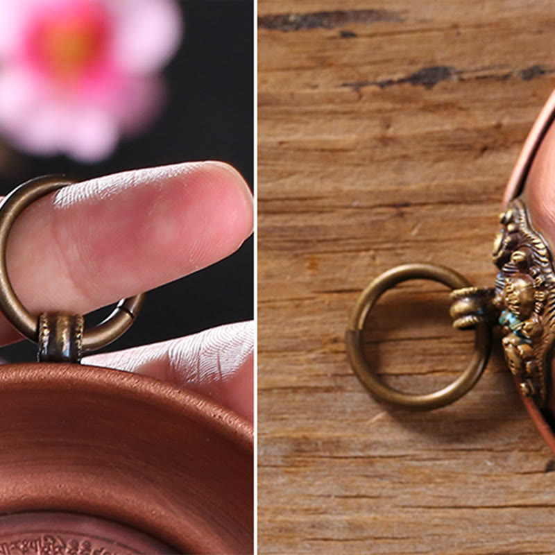 Petit autel de prière en cuivre pour les rituels de l'espace sacré