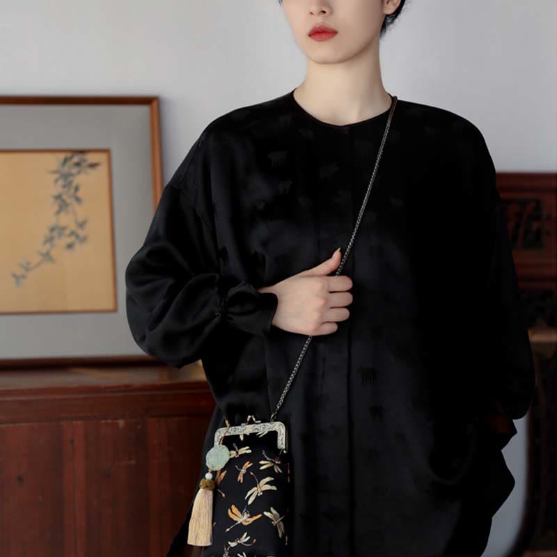 Petit sac bandoulière à chaîne en métal motif libellule | Sacs de yoga