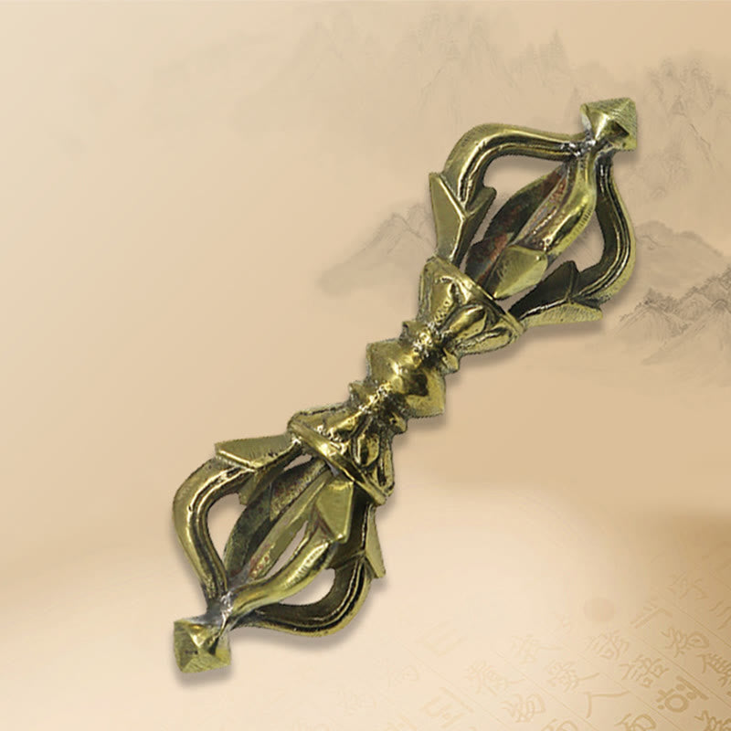Petit Vajra Dorje à cinq griffes en cuivre | Symbole de force spirituelle