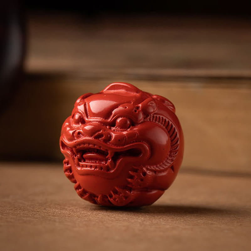 Porte-clés de protection Om Mani Padme Hum en bois de santal rouge à petites feuilles