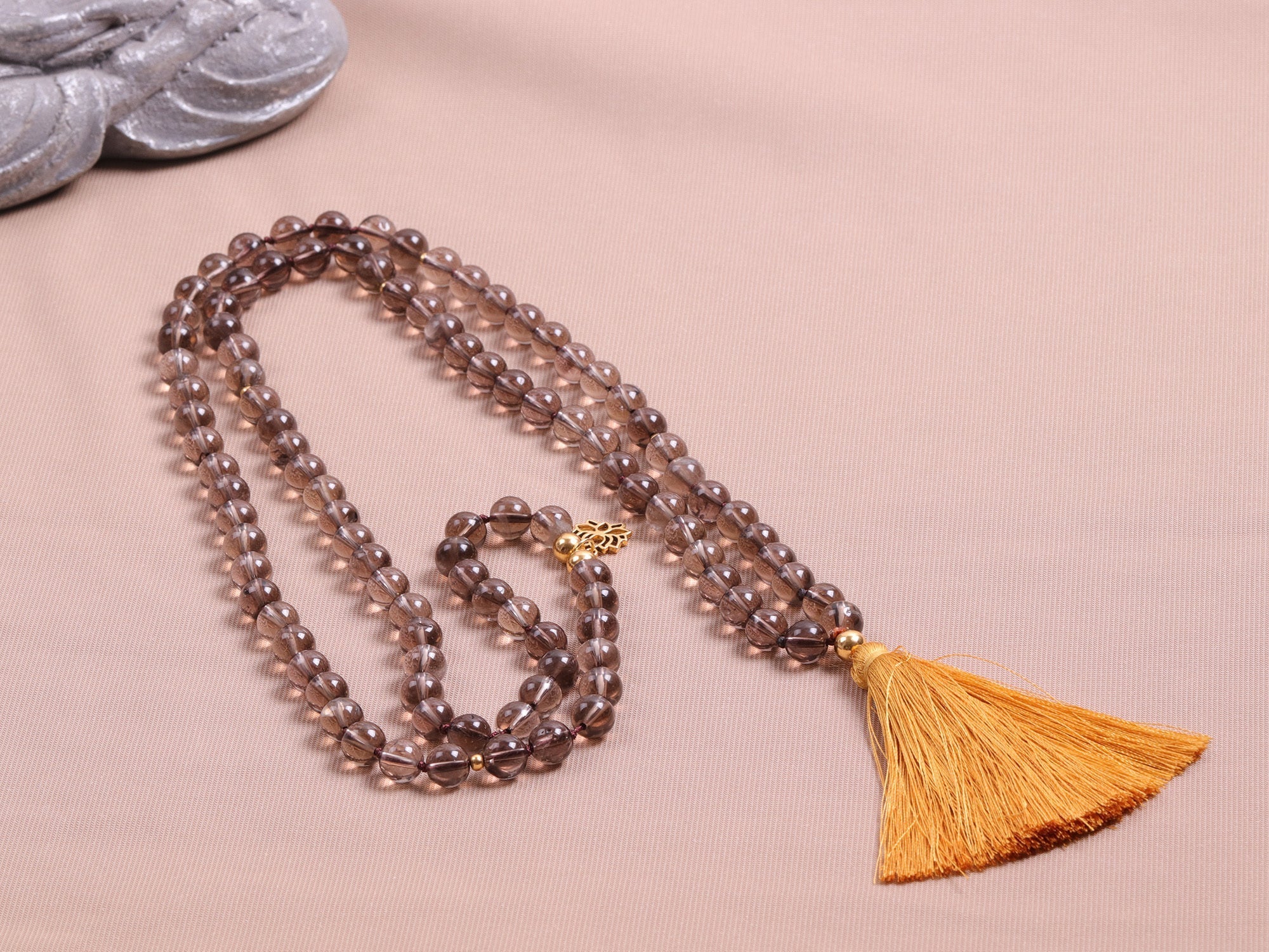 Coffret de nettoyage Mala et Bracelet en Quartz Fumé