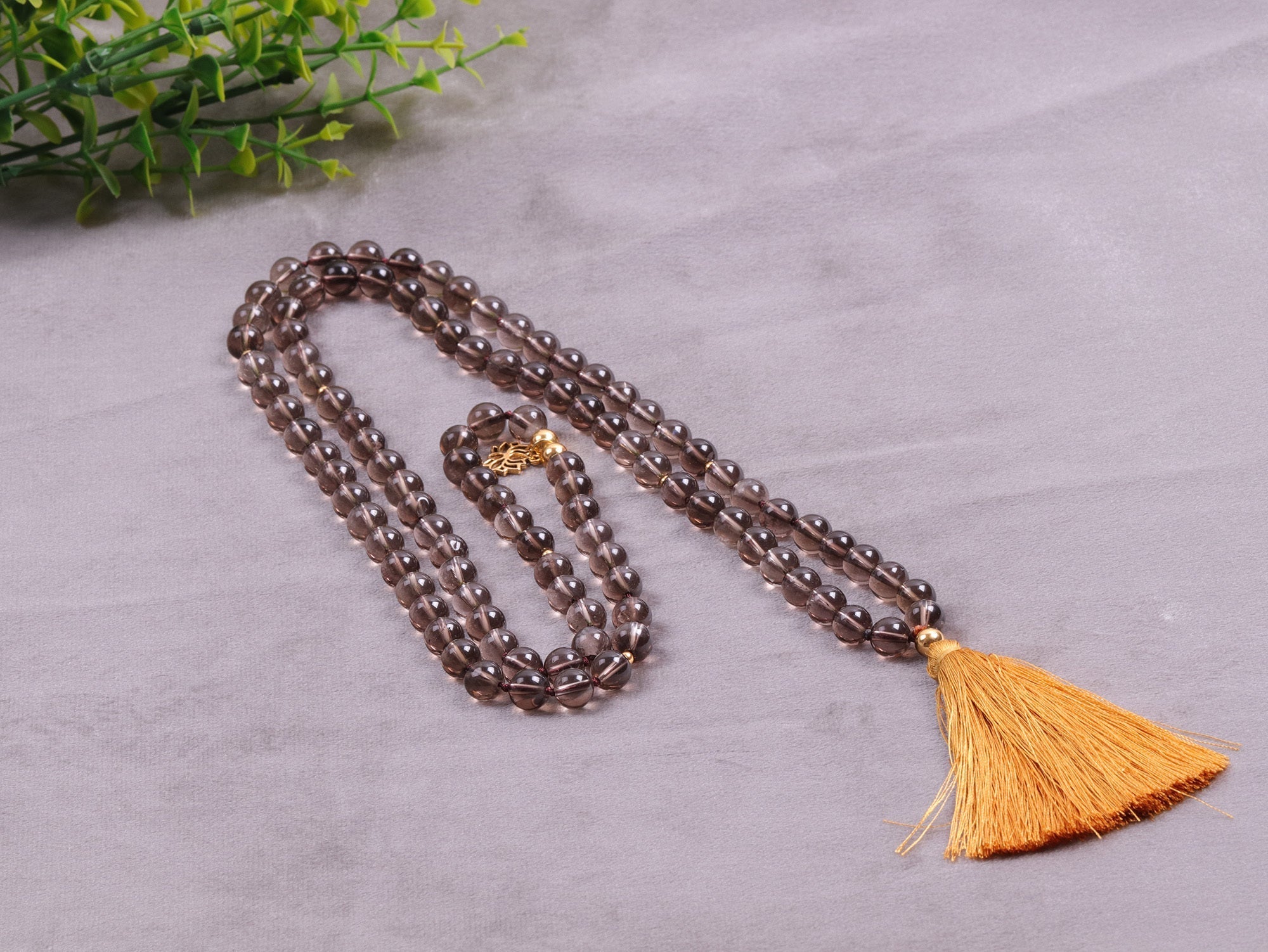 Coffret de nettoyage Mala et Bracelet en Quartz Fumé