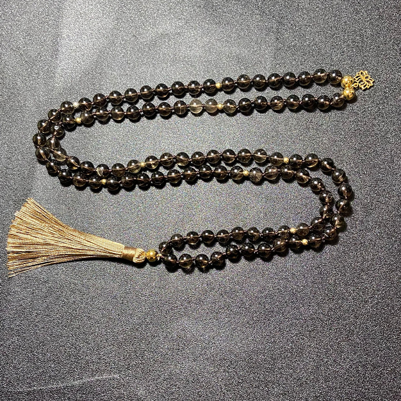 Coffret de nettoyage Mala et Bracelet en Quartz Fumé