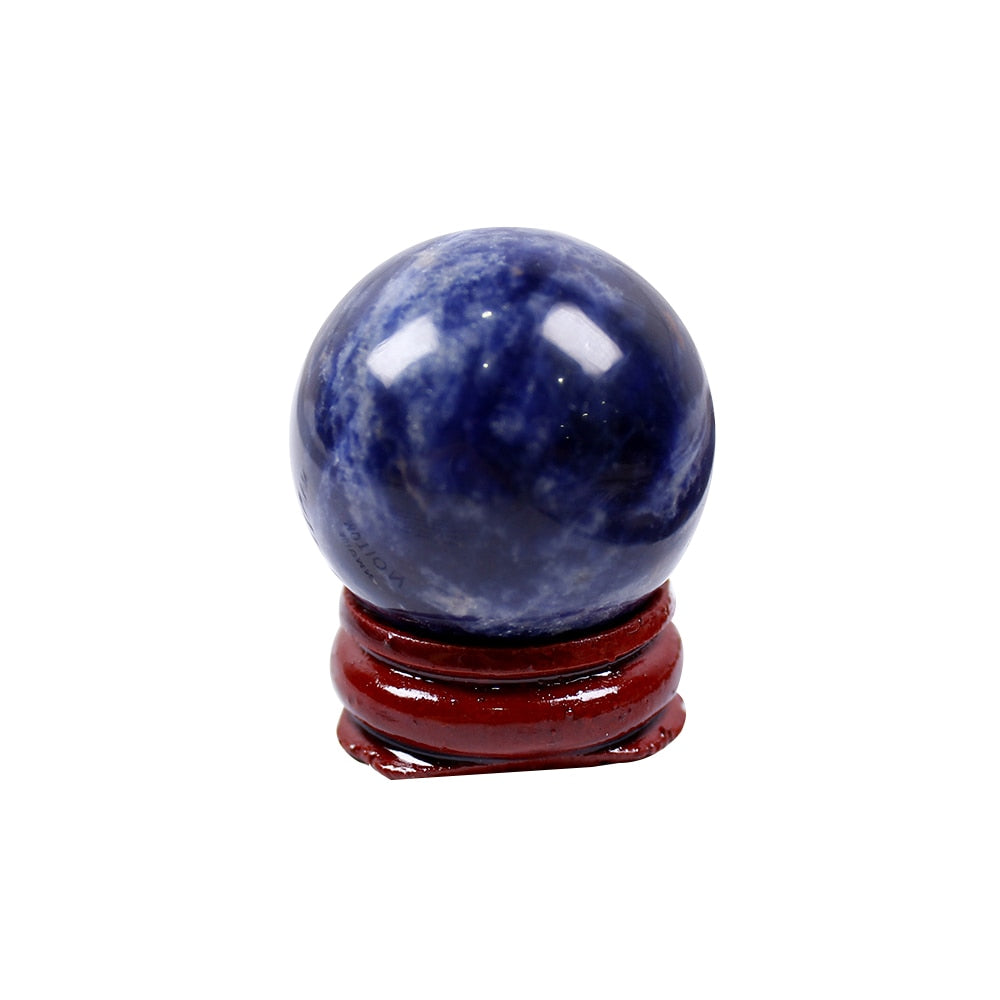 Boule de cristal de sodalite pour l'intuition et l'harmonie