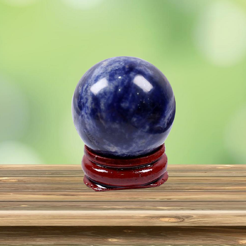 Boule de cristal de sodalite pour l'intuition et l'harmonie