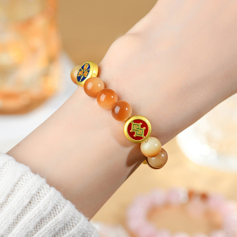 Bracelet de protection spirituelle des graines de Bodhi