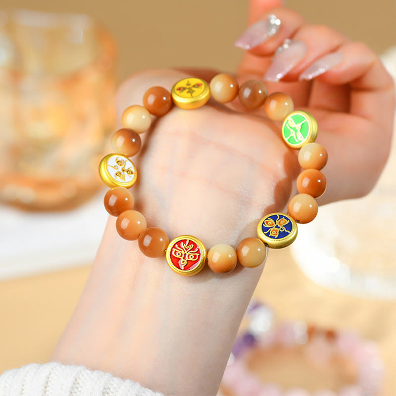 Bracelet de protection spirituelle des graines de Bodhi