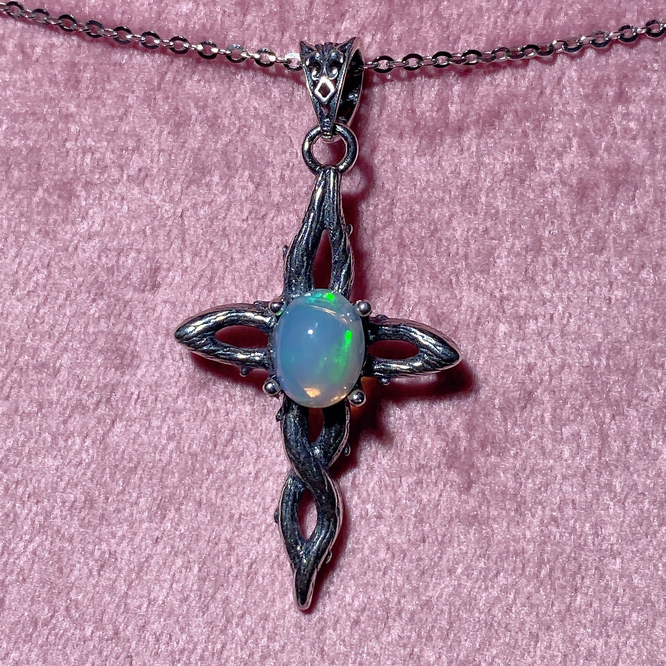 Pendentif en argent sterling avec améthyste pour la guérison et la méditation