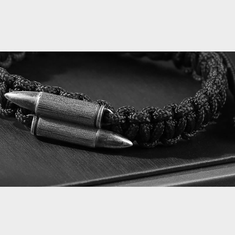 Bracelet de protection spirituelle en corde tressée en argent sterling