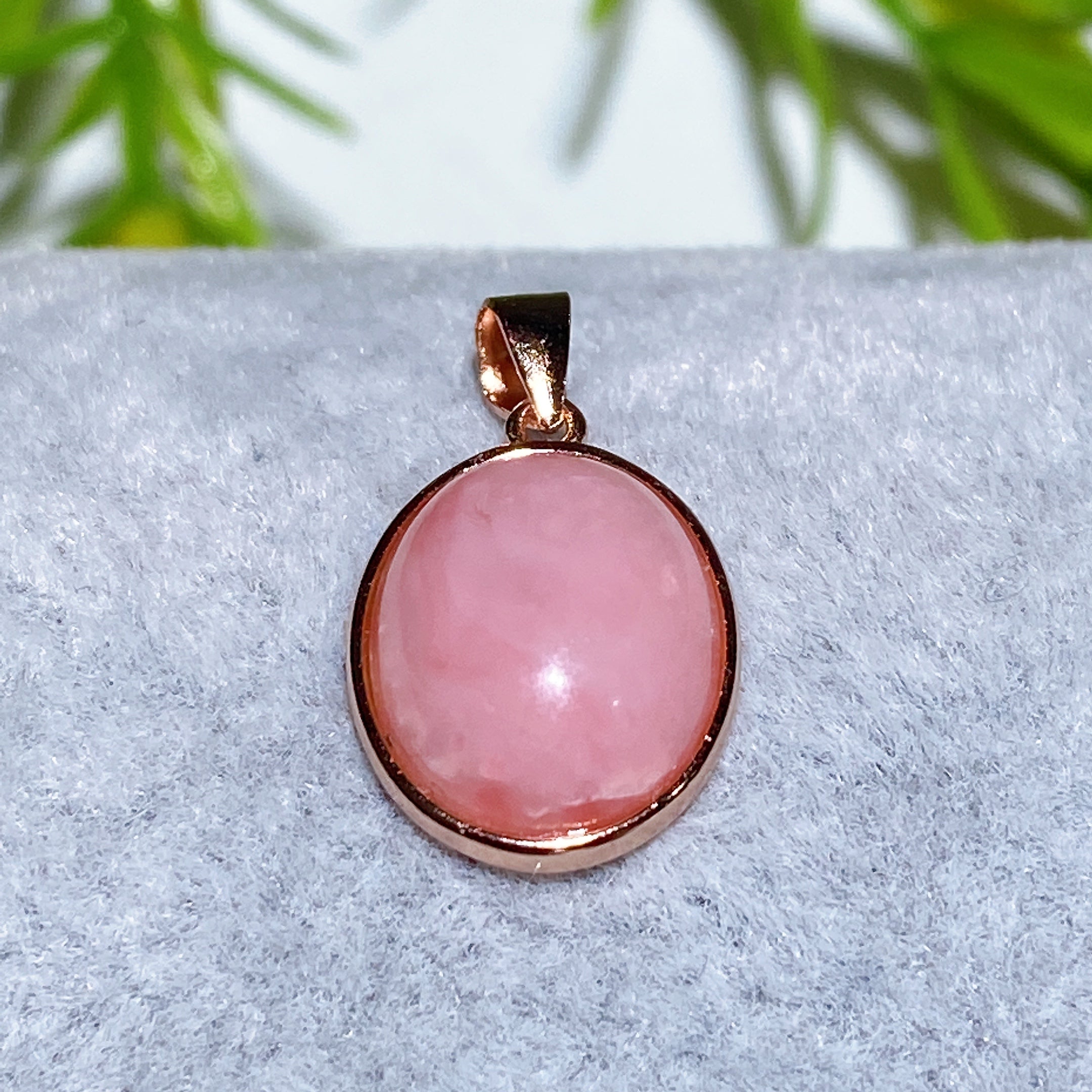 Sterling Silver Clear Quartz Pendant with Healing Crystal Gems