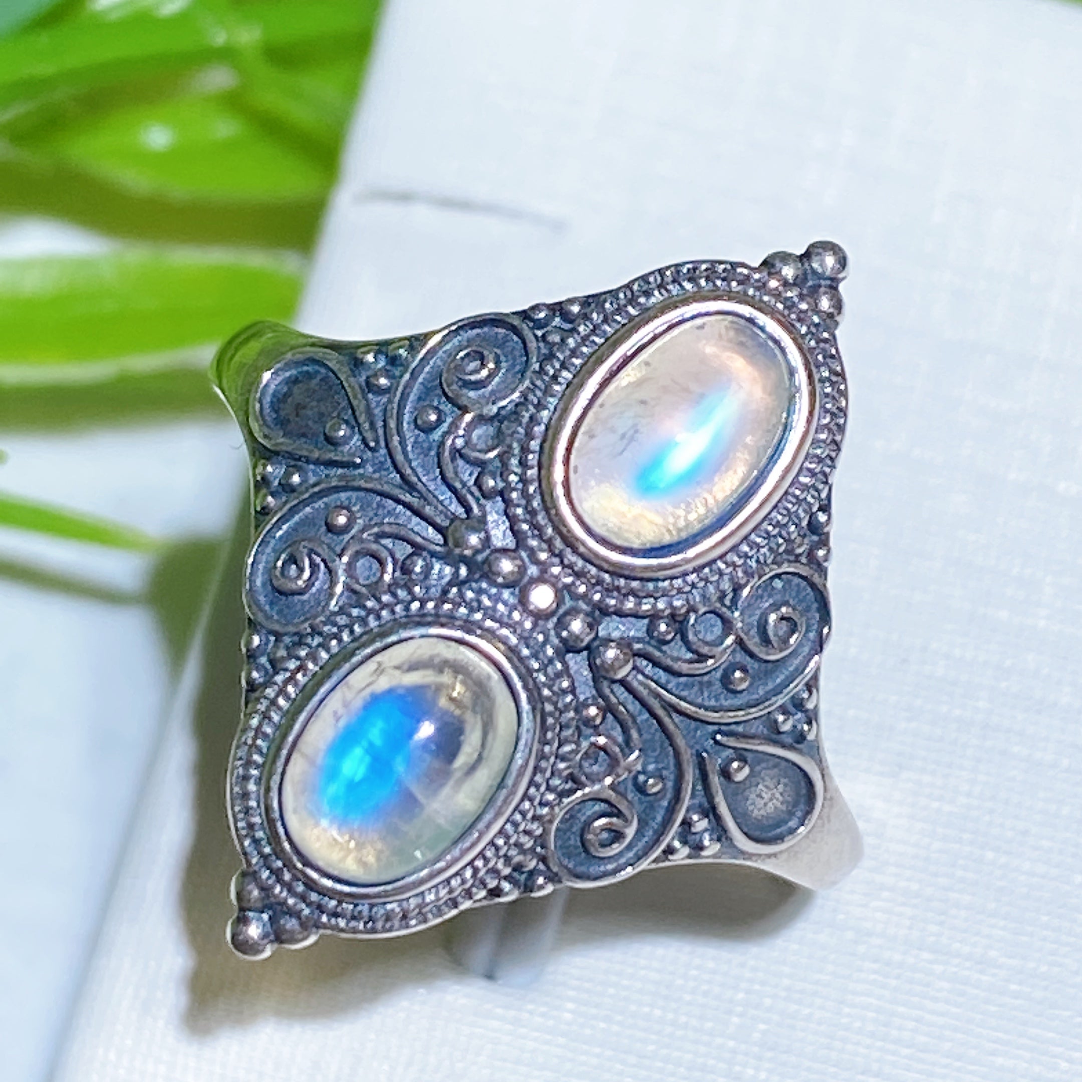 Sterling Silver Garnet Ring | Handcrafted Healing Jewelry