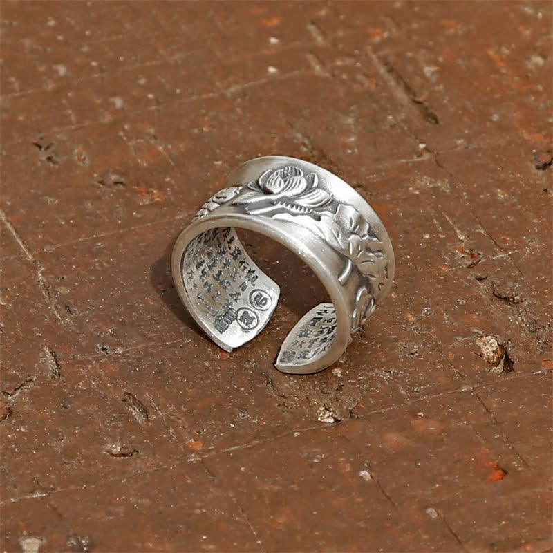 Bague porte-bonheur en argent sterling avec poisson koï, réglable, 12 mm