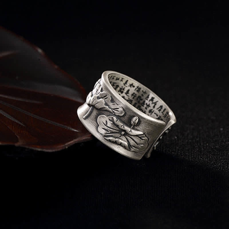 Bague porte-bonheur en argent sterling avec poisson koï, réglable, 12 mm